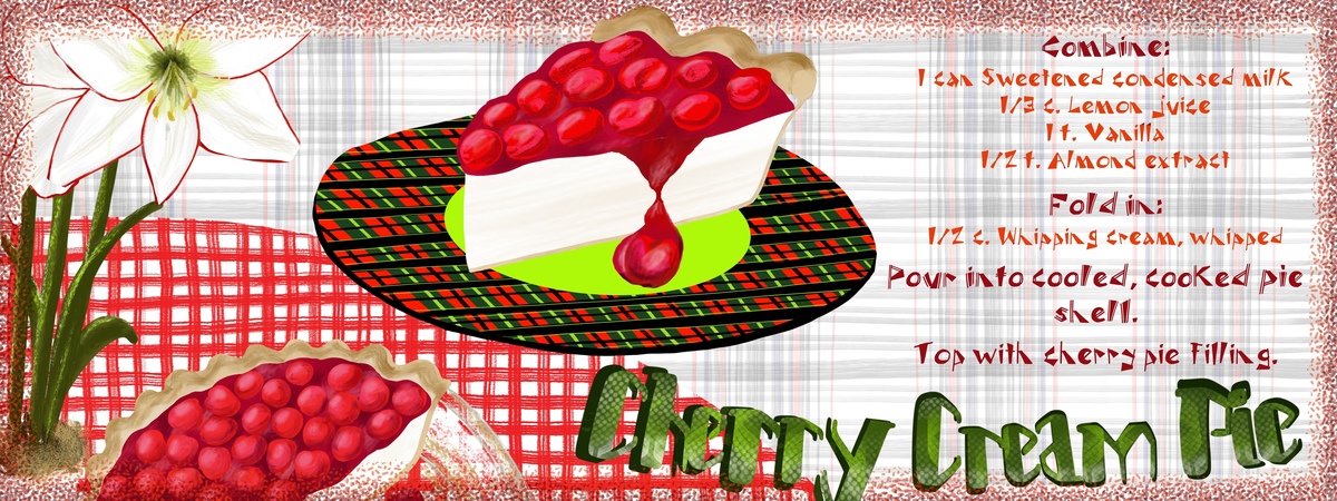 Cherry Cream Pie by Gina M. Brown