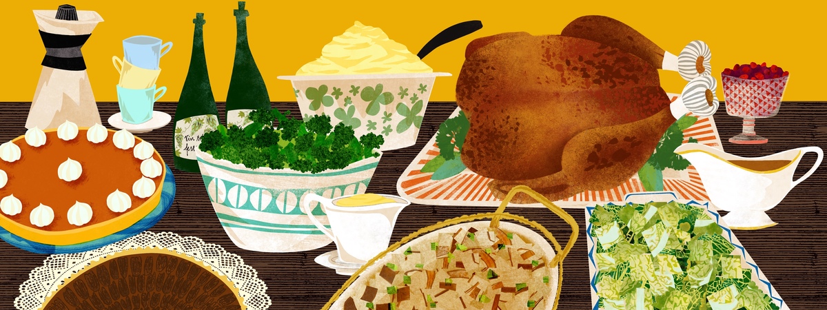 Our Thanksgiving Feast by Cornelia Duemling