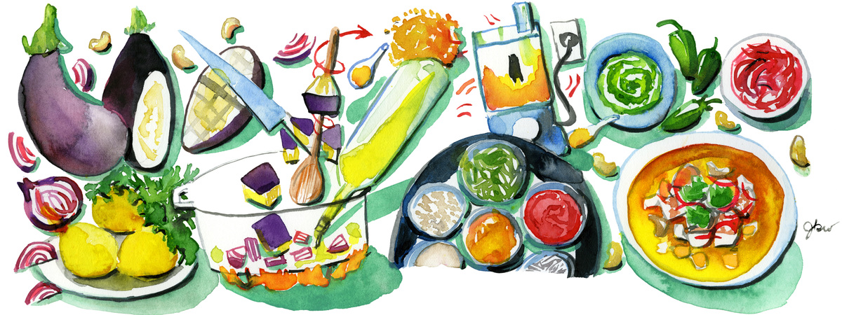 Curry & coriander dip by Jessie Kanelos Weiner