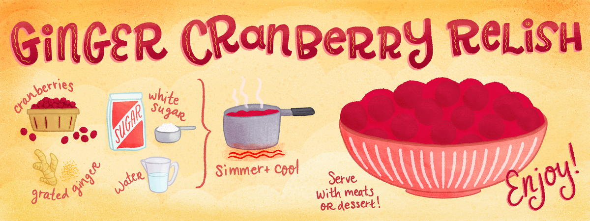 Ginger Cranberry Relish by Jennifer Hines