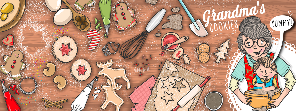 Grandma´s Cookies by Cata Adelgoss-Mejia