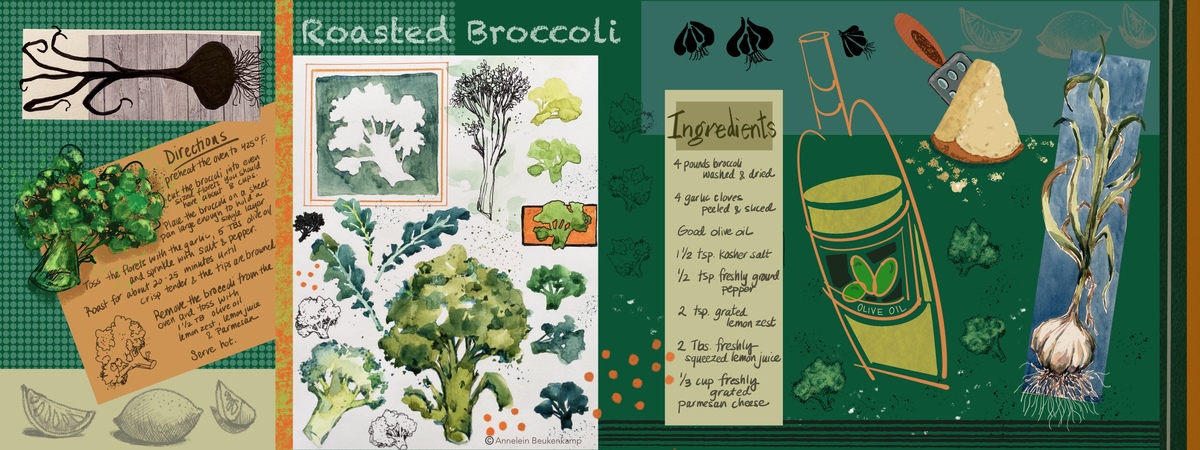 Roasted Broccoli by Annelein Beukenkamp