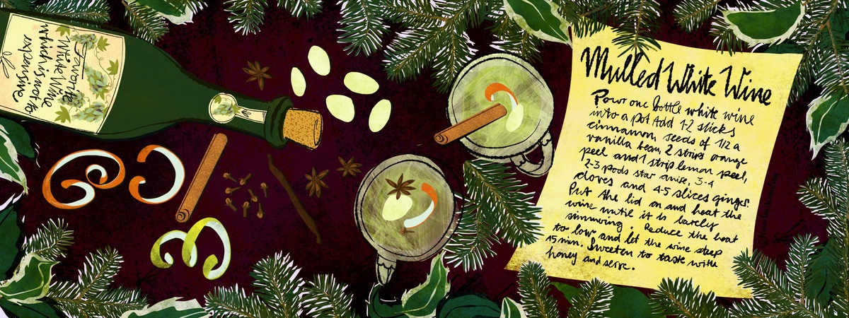 Mulled White Wine by Cornelia Duemling