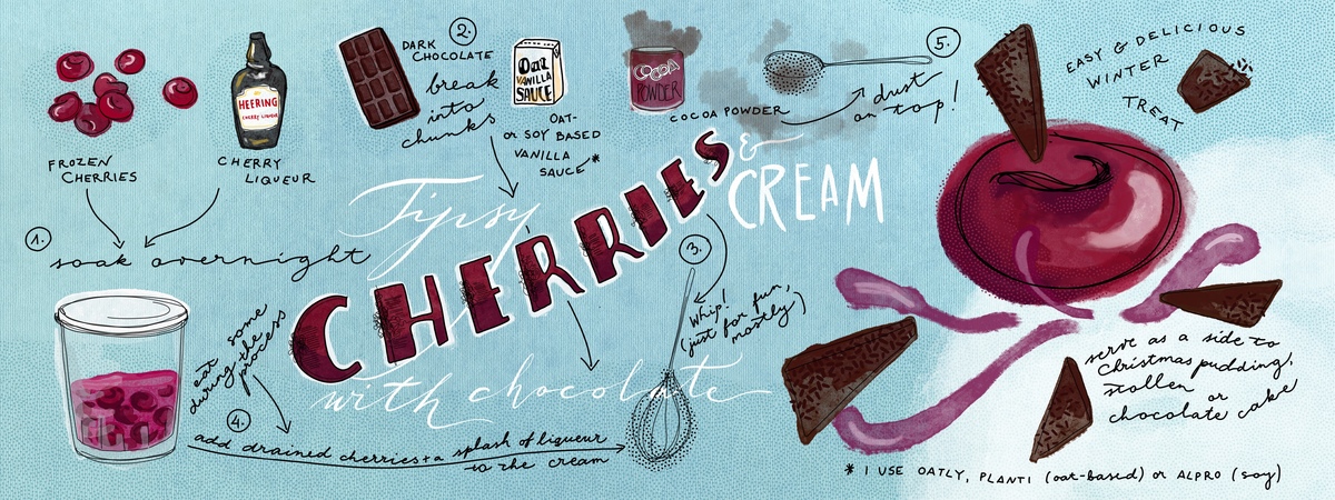 Tipsy Cherries with Chocolate by Katharina Grepp