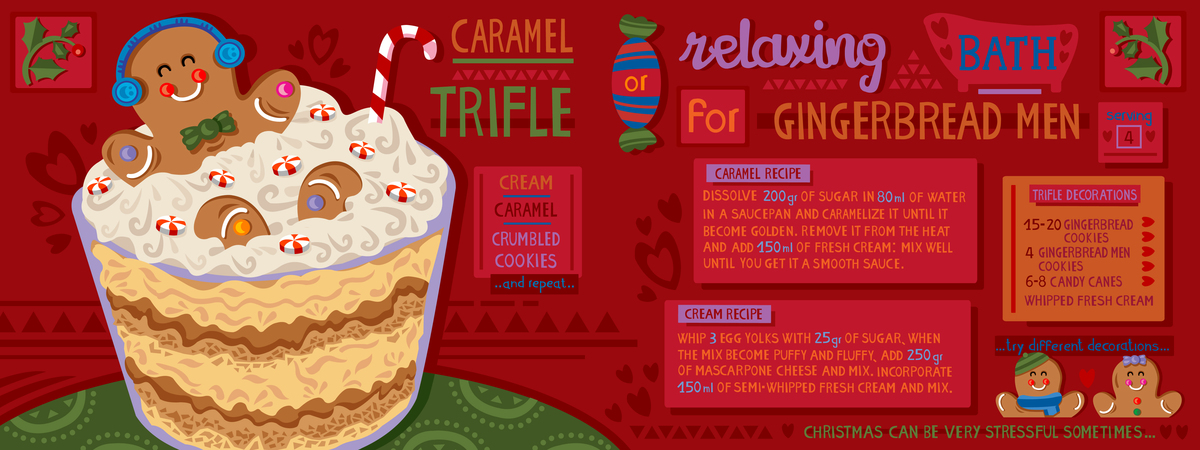 Christmas Caramel Trifle by Sara Tassan Mazzocco