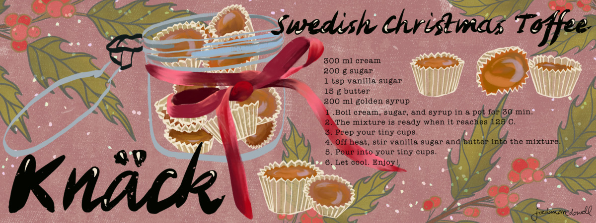 Knäck - Swedish Christmas Toffee by Jordan McDowell