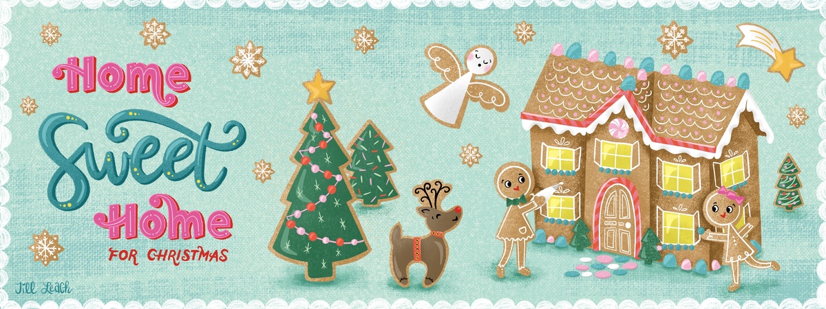 Home SWEET Home for Christmas by Jill Leach
