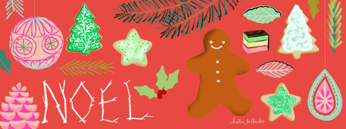 Christmas Cookies by Katia Bulbenko