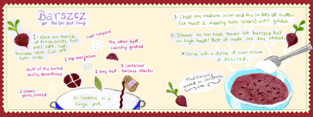 Barszcz or Polish Beet Soup by Anna Majka