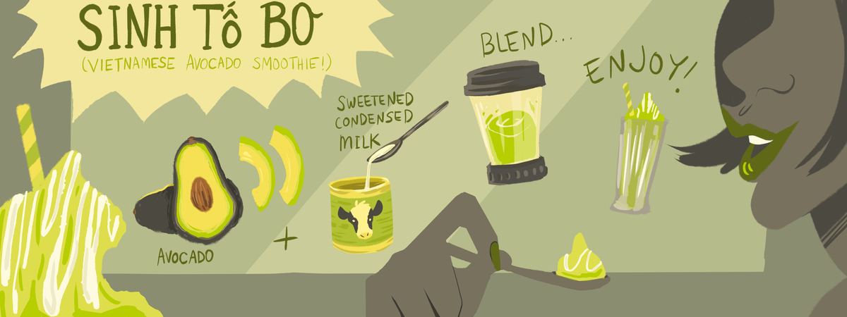 Sinh Tố Bơ (Vietnamese Avocado Smoothie) by kingryk