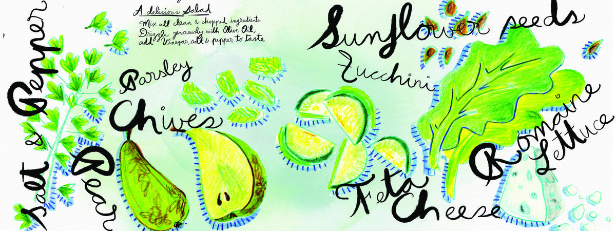 A summertime salad by fourtoeight