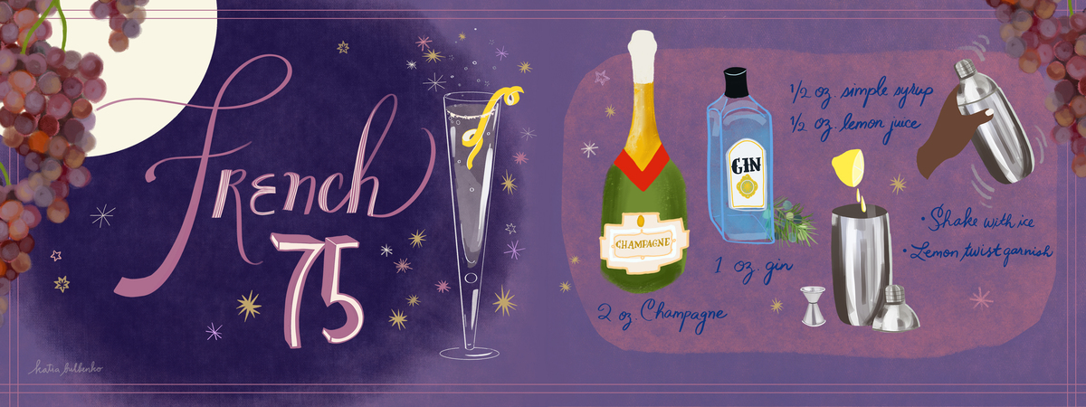 French 75 by Katia Bulbenko
