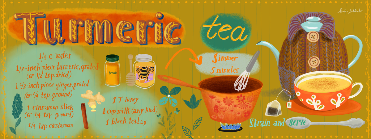 Turmeric Tea by Katia Bulbenko