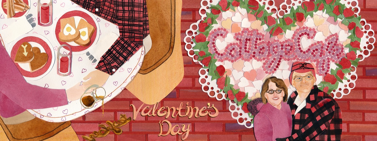 Valentine’s Day Breakfast at Cottage Cafe by Gina M. Brown