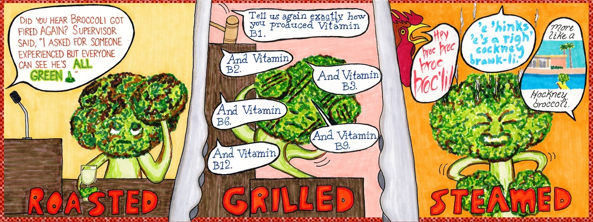Broccoli: Roasted, Grilled & Steamed by Gina M. Brown