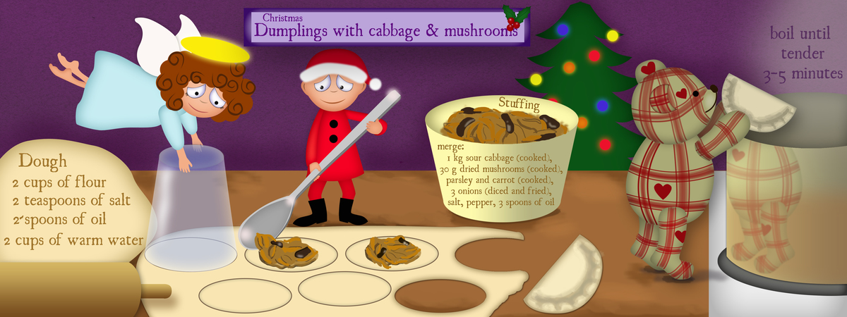 Christmas Dumplings by Gosia Zimniak