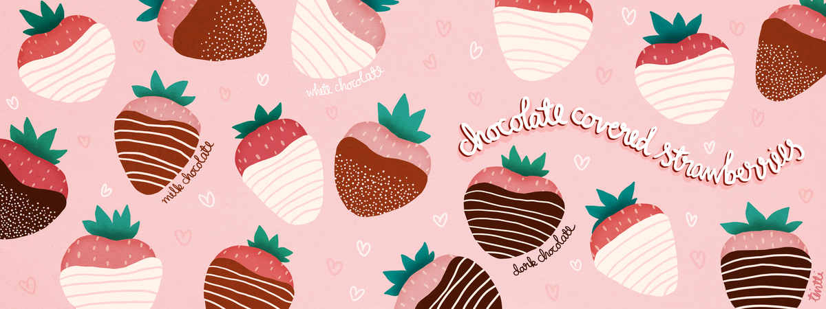 Chocolate Covered Strawberries for Valentine's Day by Tintti