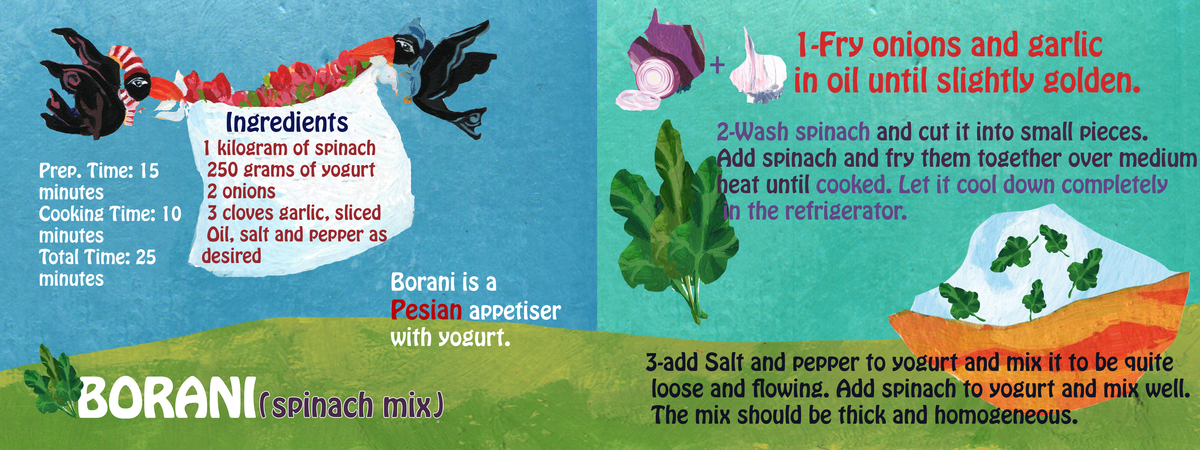 Borani(Spinach mix) by Golnaz Vala