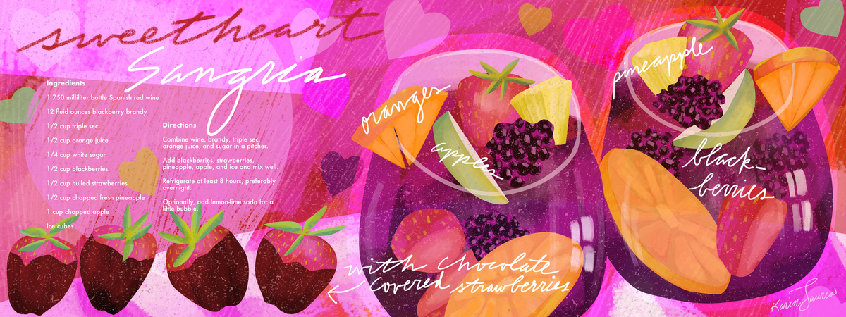 Sweetheart Sangria by Karin L