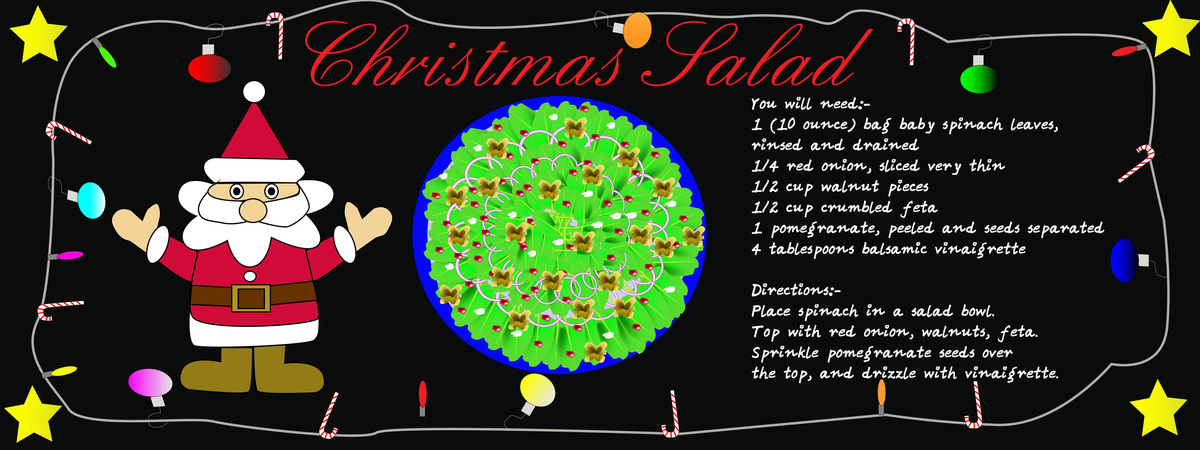 Christmas Salad by Rasika Bhate