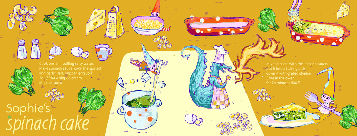 Sophie's Spinach Cake by Noemi Raczova