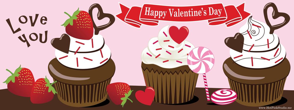 Valentine's Day Cupcakes by HotPinkStudio.Me