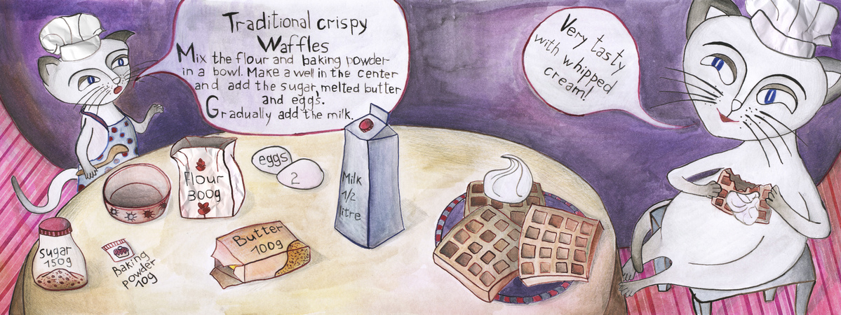 Traditional Crispy Waffles by Lula Leus