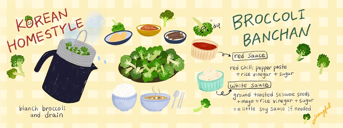 Korean Homestyle Broccoli Banchan by jeongful