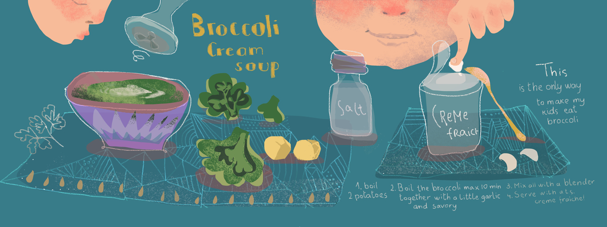 My kids hate Broccoli, but love this soup! by Antonia Verbrugge