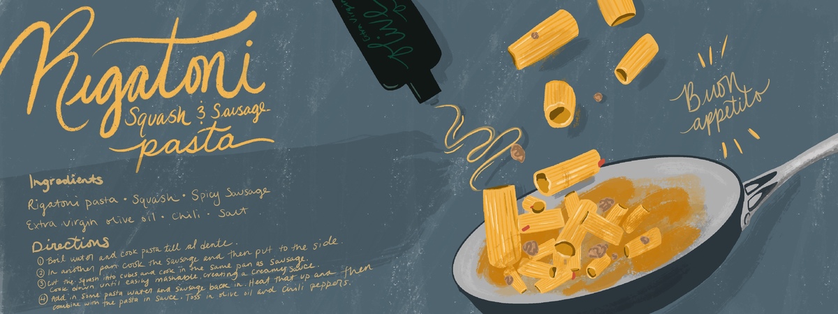 Rigatoni pasta by Emma Contic