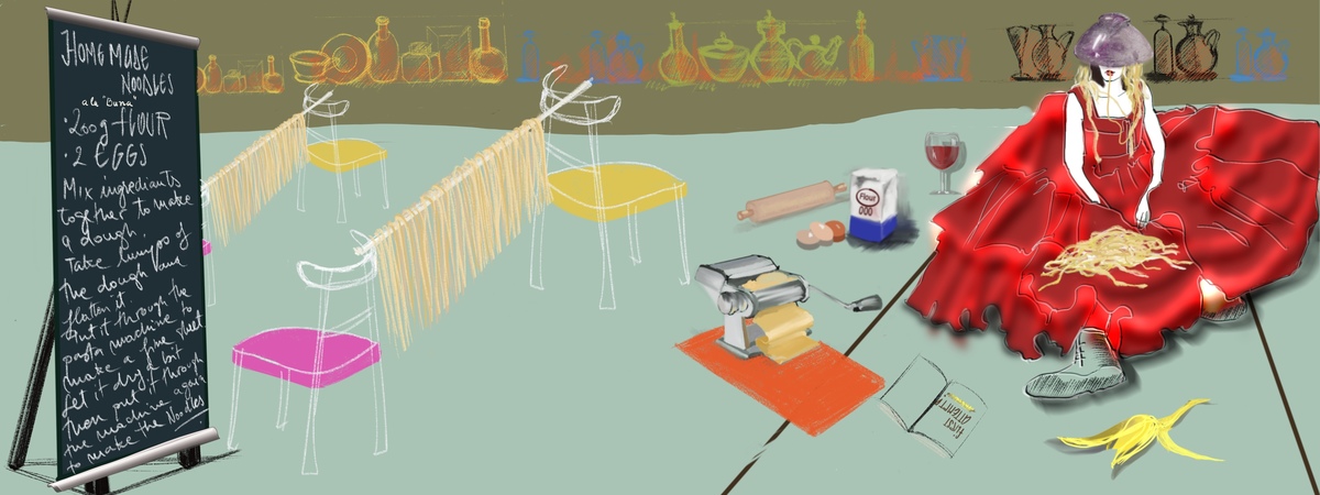 BUNA'S homemade Noodles by Dana Bocai