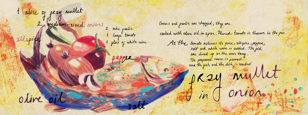Gray Mullet in Onion by Zozan Kotan