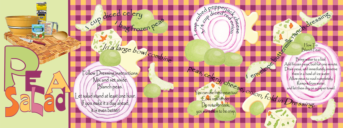 Pea Salad by Sheila Delgado