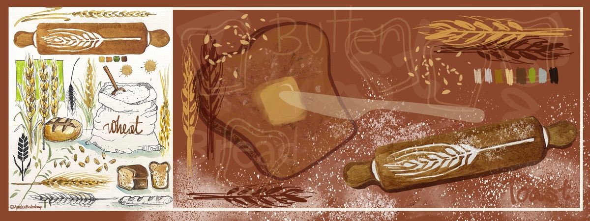 Wheat toast by Annelein Beukenkamp