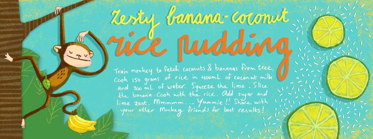 Zesty Banana-Coconut Rice Dessert by Esther van den Berg
