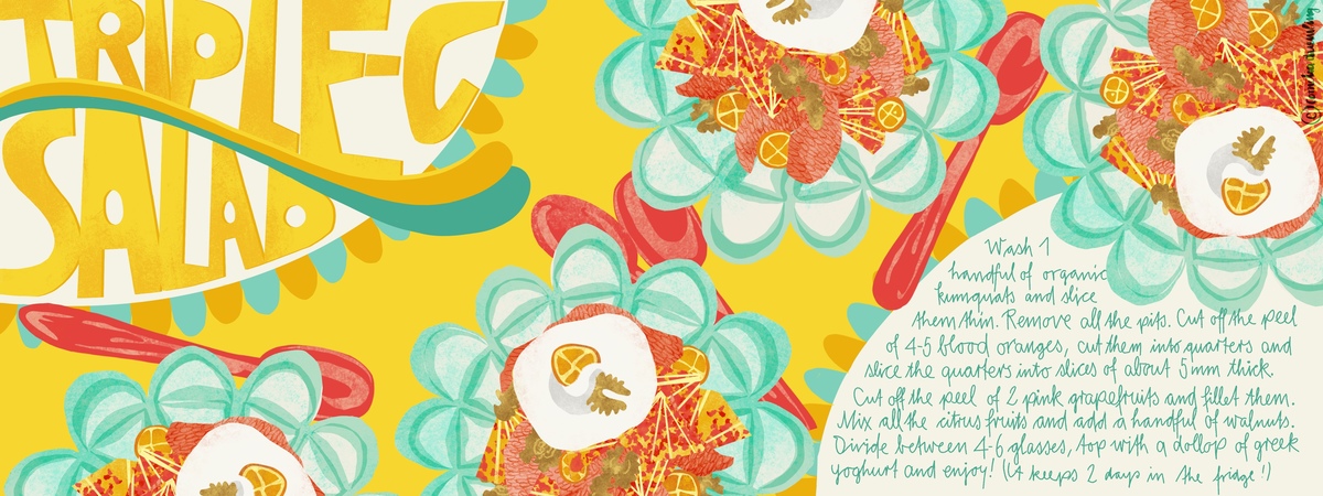 Triple C(itrus) Salad by Cornelia Duemling