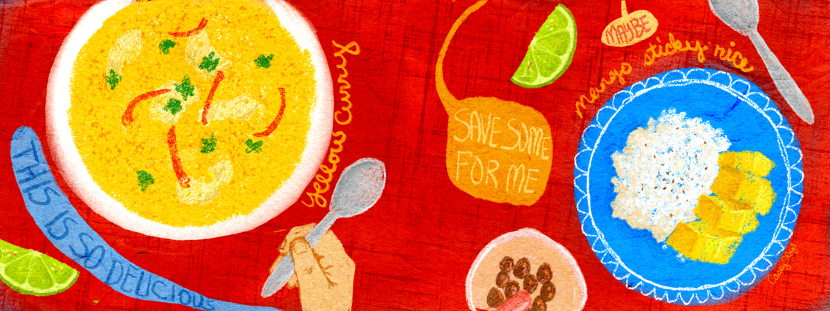 Curry and Mango Sticky Rice! by Casey Floyd