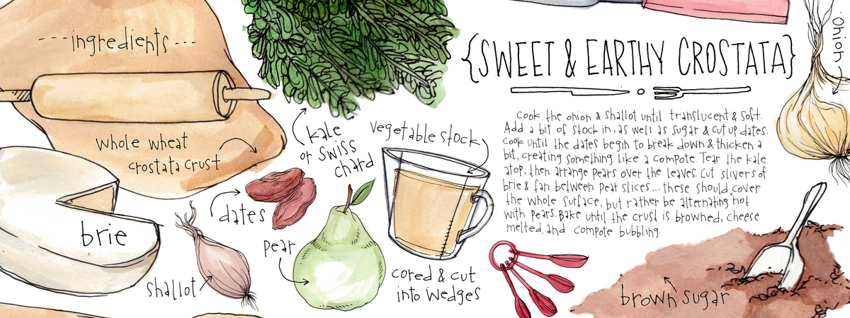 On A Whim: Sweet & Earthy Crostata by Lucy Engelman
