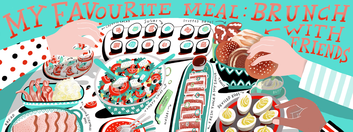 My Favourite Meal: Brunch with Friends by Jeannie Cameron
