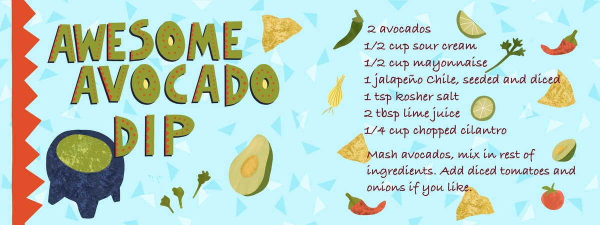 Awesome Avocado Dip (My Happy Meal) by Sharon Gayhart
