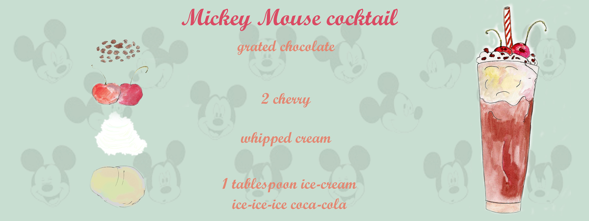 Mickey Mouse Cocktail by Svetlana Klechikova