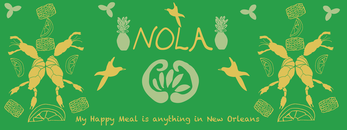 My New Orleans Happy Meal by Love Now Art & Designs
