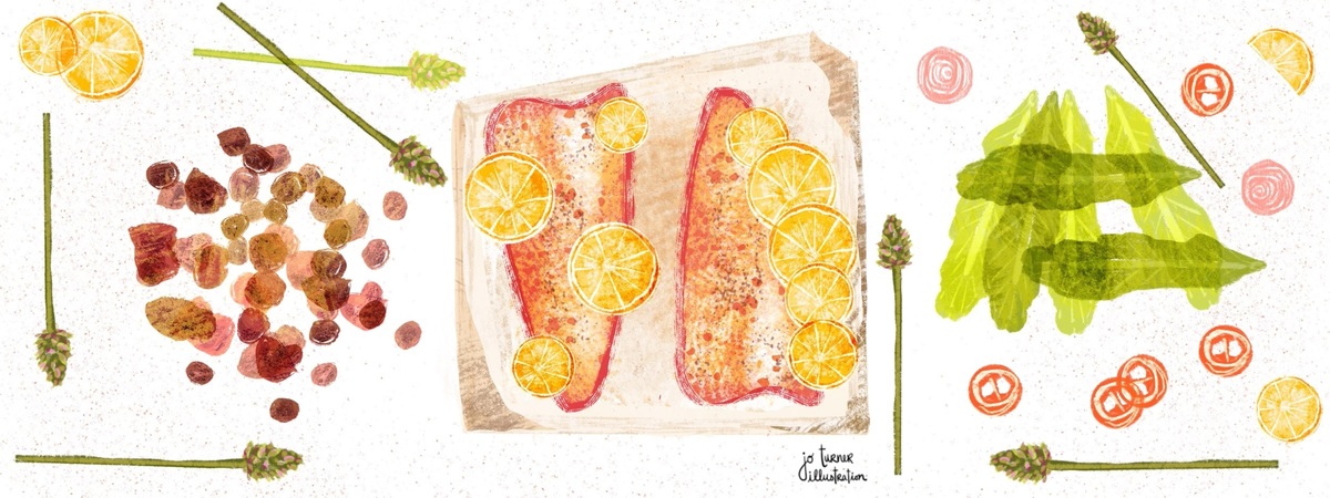 Spring Fresh: happy meal! by joturnerillustration
