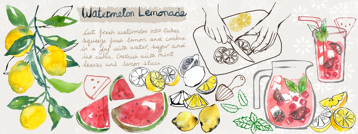 Watermelon lemonade by Art by Ashlesha