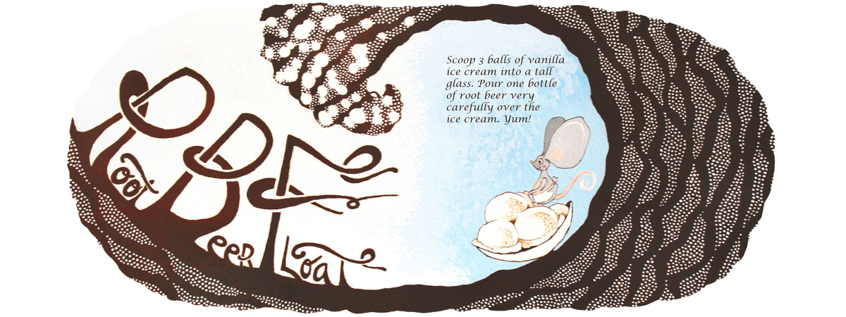 Root beer float by Nessa Guillet