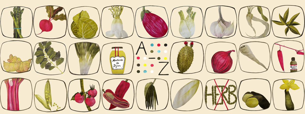 A vegetarian alphabet by Karen Cotting
