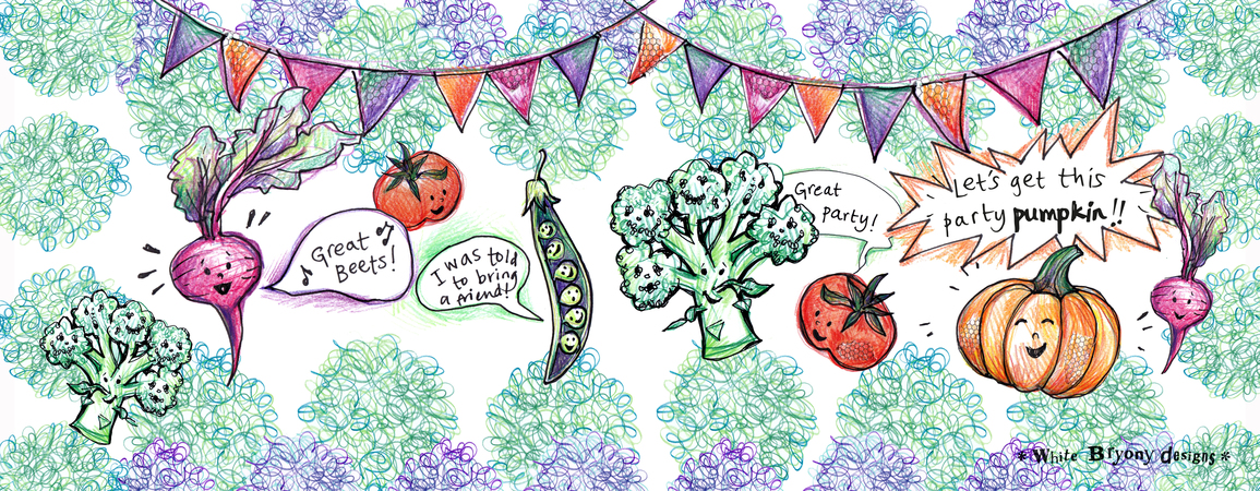 Veggie Party! by Bryony Halsted