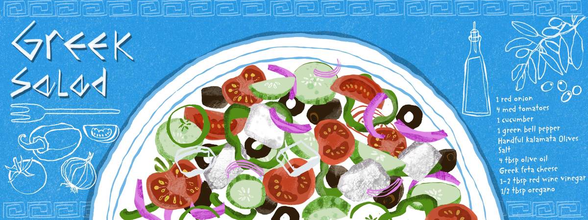 Greek salad by Ashlesha Vyas