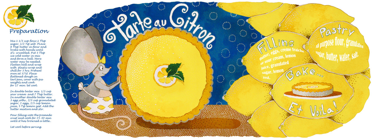 Tarte au Citron (lemon tart) by Nessa Guillet