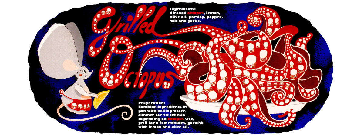 Grilled Octopus by Nessa Guillet
